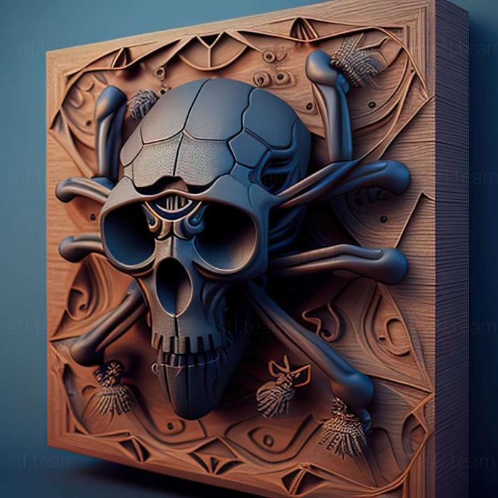 3D модель Полірхахіс піратський (STL)